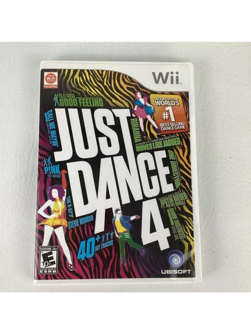 Nintendo Wii Video Game Just Dance 4 Ubisoft 2012 Battle Mode Workout Manual